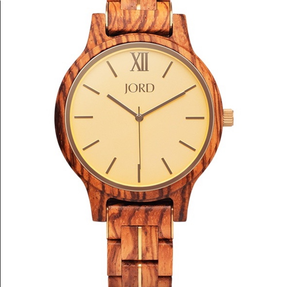 JORD zebra wood watch